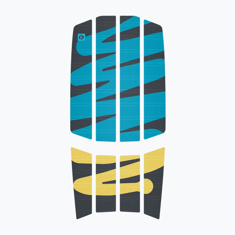 DUOTONE Team Front grigio scuro/blu kiteboarding pad