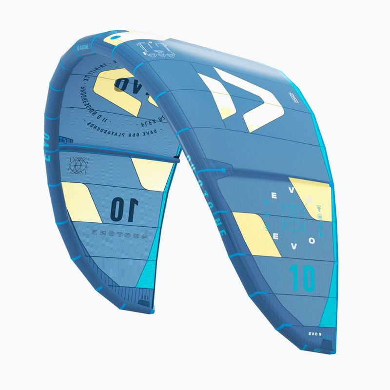 Aquilone da kitesurf DUOTONE Evo blu/vaniglia