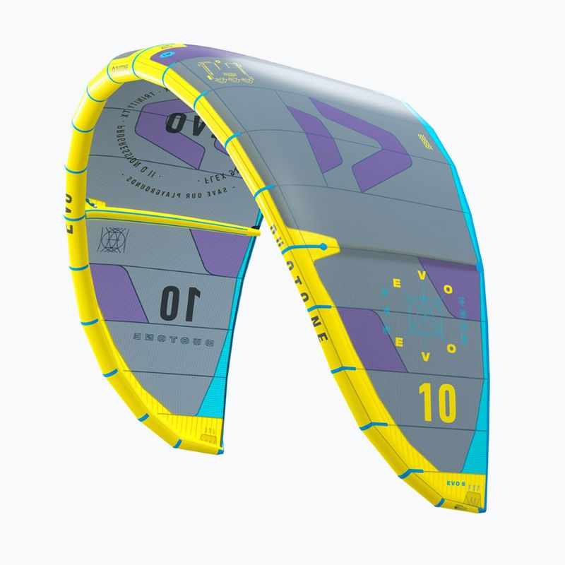 Aquilone da kitesurf DUOTONE Evo 2023 grigio/giallo