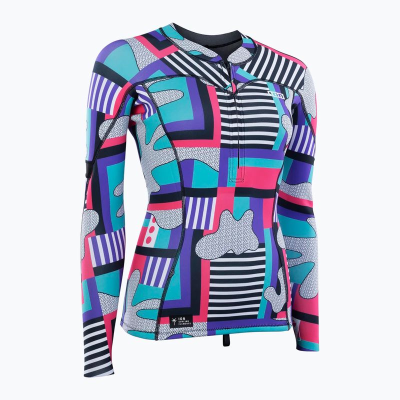 Maglia a maniche lunghe da nuoto da donna ION Neo Zip Top 1.5 capsule statement 2