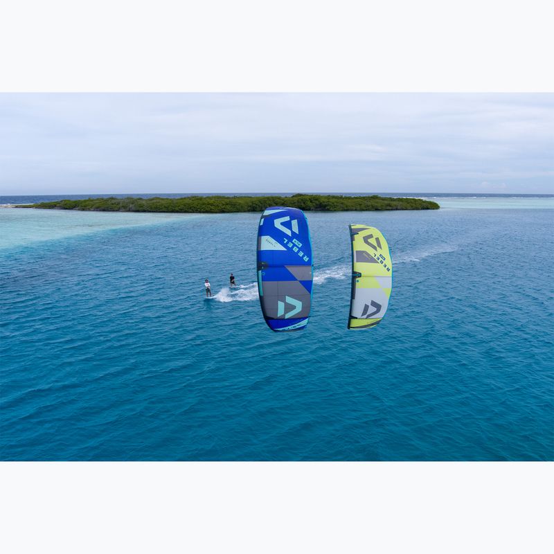DUOTONE Kite Rebel SLS 2024 lime/grigio scuro 7