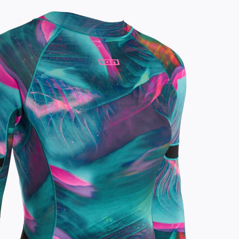 Donna Swim Foam ION Amaze Hot Shorty 1.5 Front Zip tropical palm glitch 3