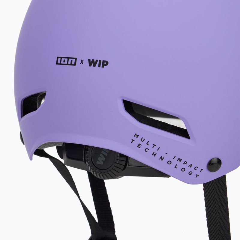 Casco ION Slash Core lilla pallido 7
