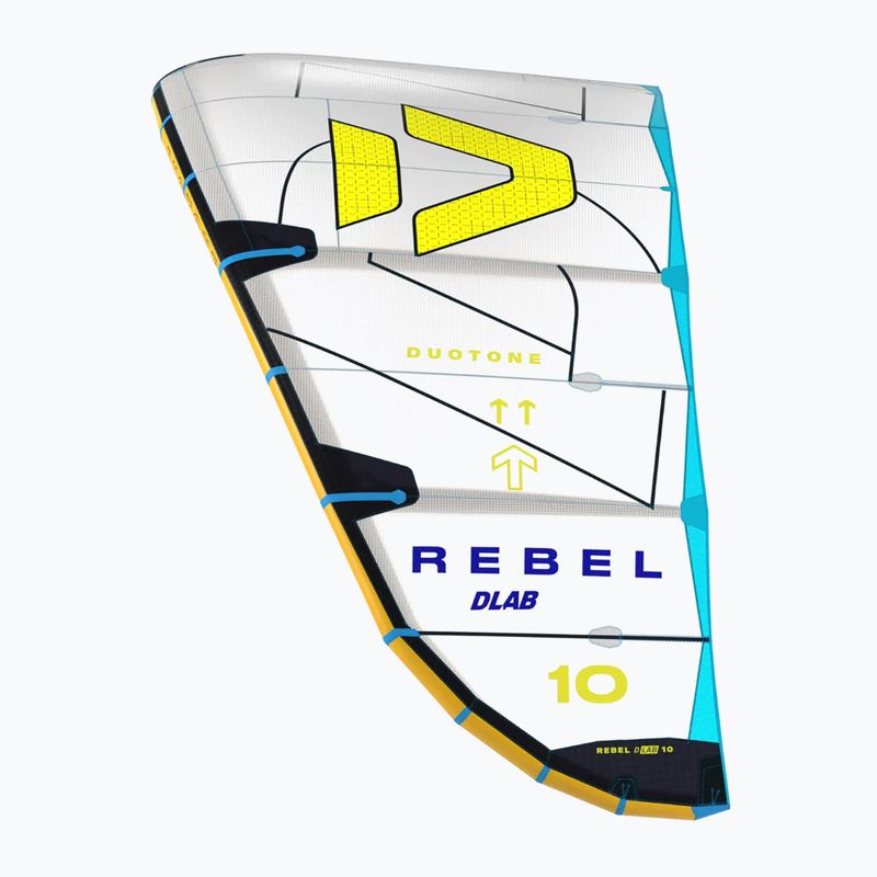 DUOTONE Rebel D/Lab 2025 grigio chiaro/lime kite kite 3