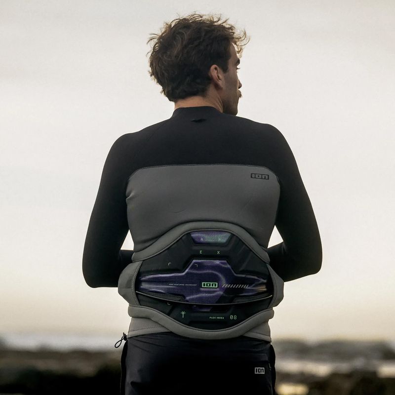 Imbragatura da kitesurf da uomo ION Kite Waist Apex sage grey 6