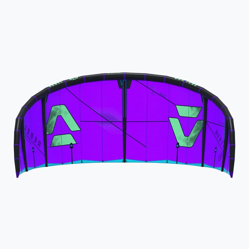 Aquilone da kitesurf DUOTONE Rebel SLS 2026 purple/green 4