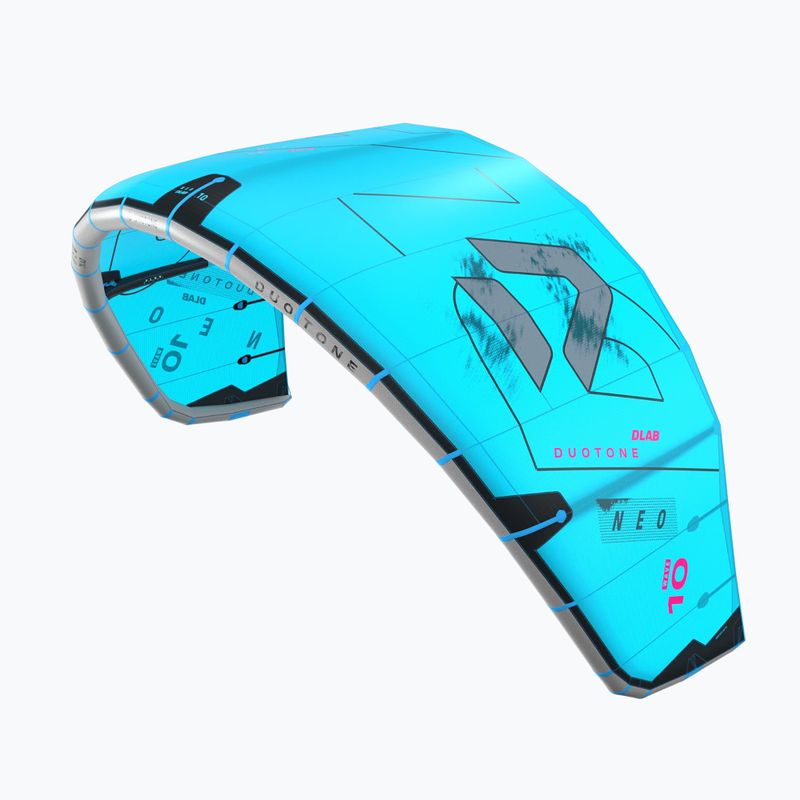 Aquilone da kitesurf Duotone Neo D/LAB turquoise/grey 2