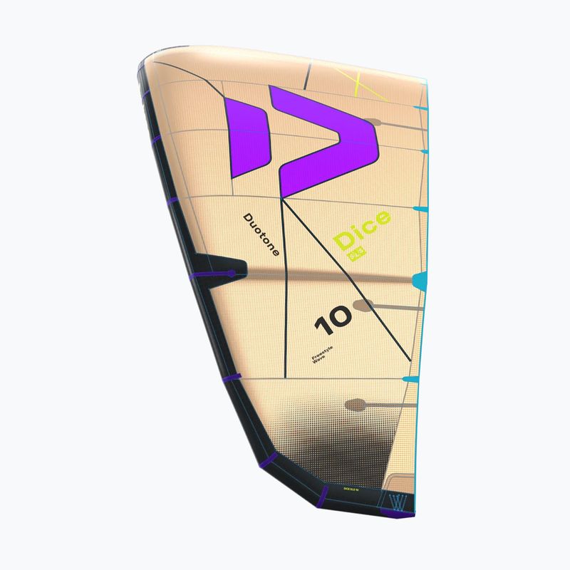 Aquilone da kitesurf Duotone Dice SLS sand/purple 3