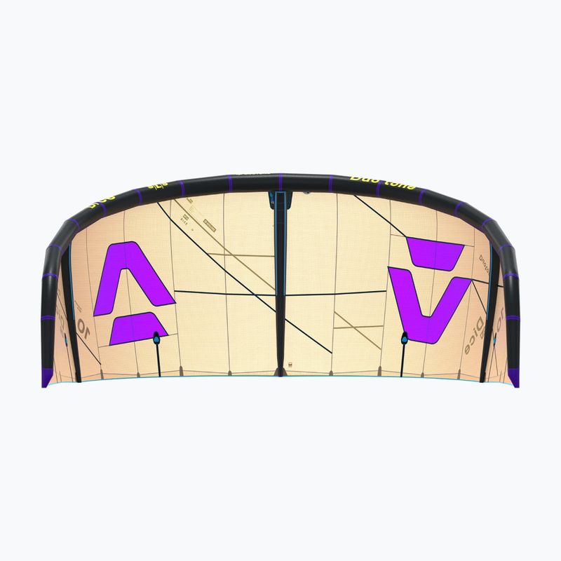 Aquilone da kitesurf Duotone Dice SLS sand/purple 4