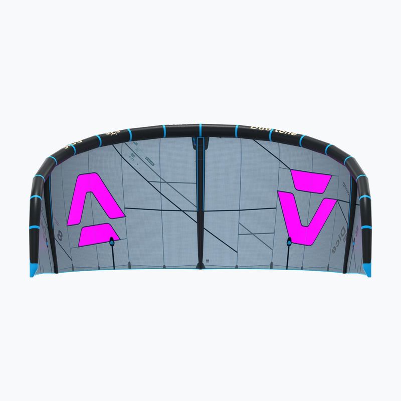 Aquilone da kitesurf Duotone Dice SLS dark grey/pink 4