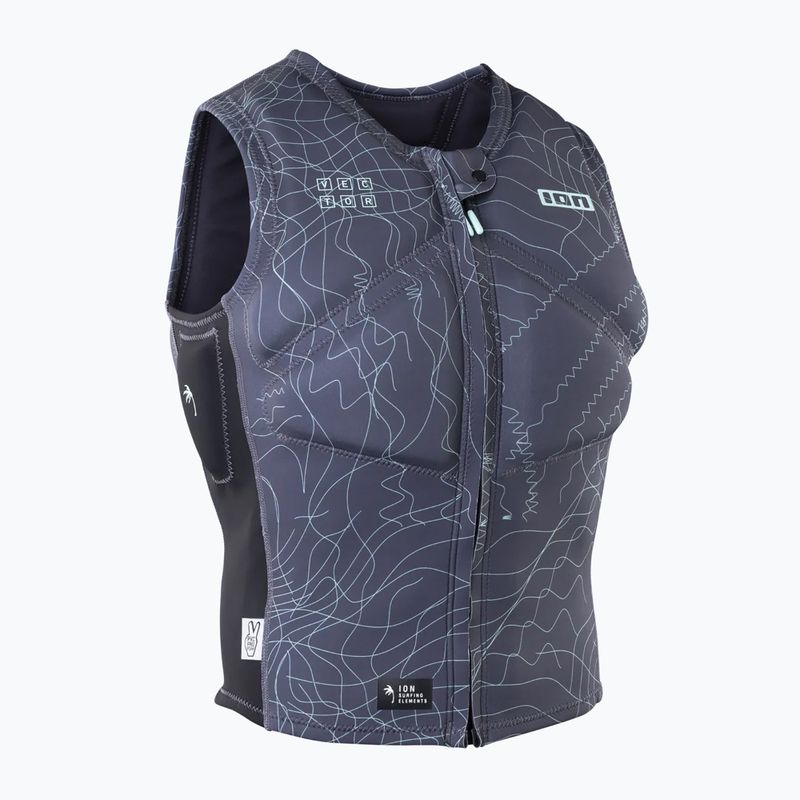 Gilet protettivo da uomo ION Vector Core Front Zip sage grey