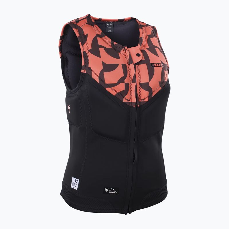 Gilet protettivo da donna ION Ivy Front Zip tiger coral 3