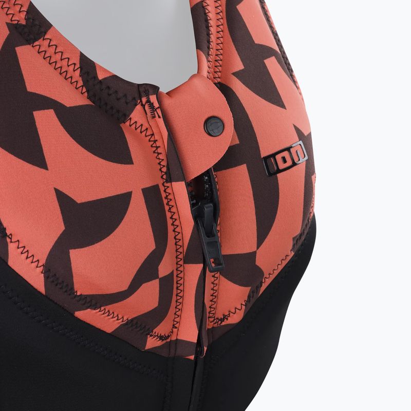 Gilet protettivo da donna ION Ivy Front Zip tiger coral 4