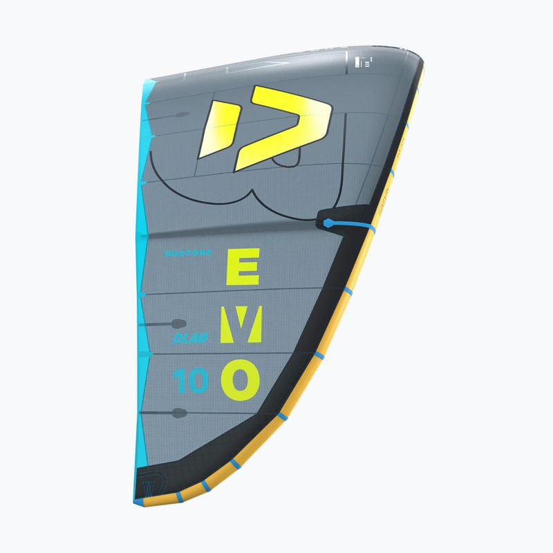 Aquilone da kitesurf Duotone Evo D/LAB dark grey/lime 3