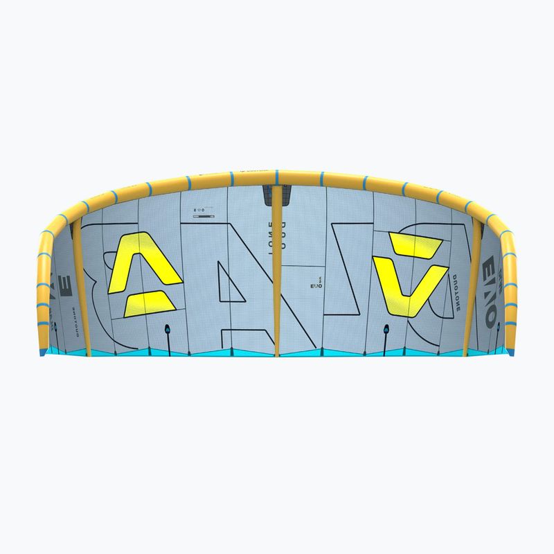 Aquilone da kitesurf Duotone Evo D/LAB dark grey/lime 6