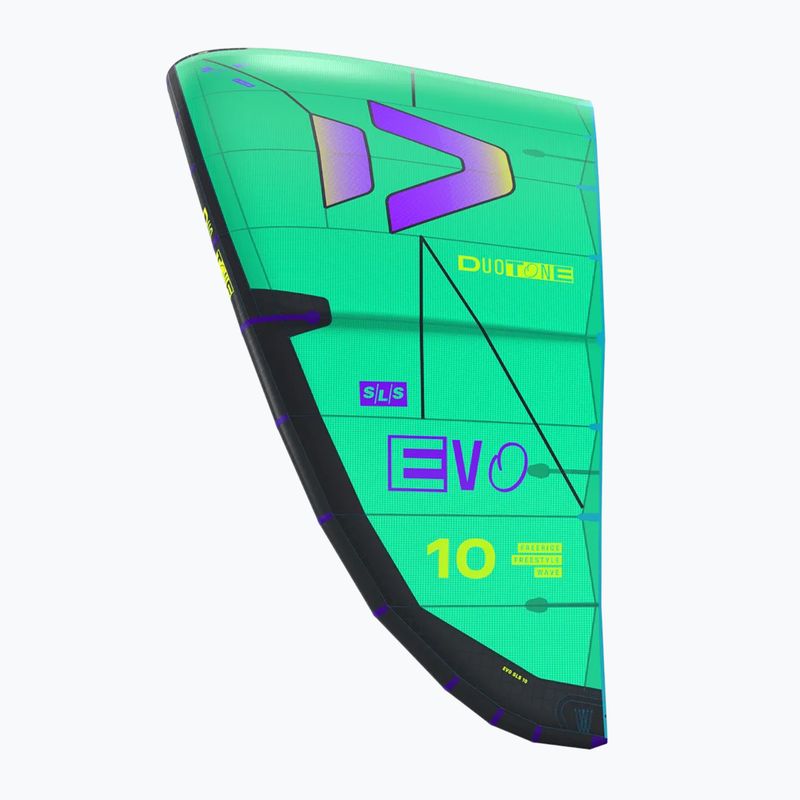 Aquilone da kitesurf DUOTONE Evo SLS 2026 green purple 3