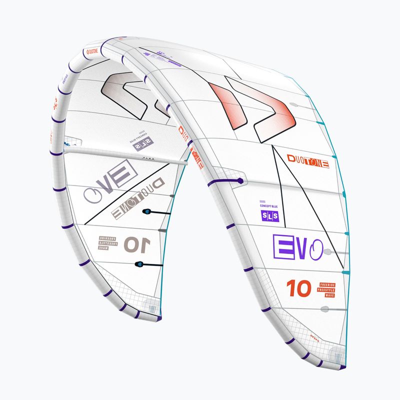Aquilone da kitesurf Duotone Evo SLS Concept Blue undyed