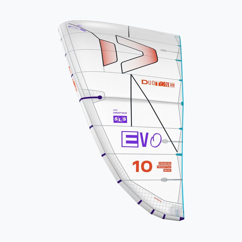 Aquilone da kitesurf Duotone Evo SLS Concept Blue undyed 4