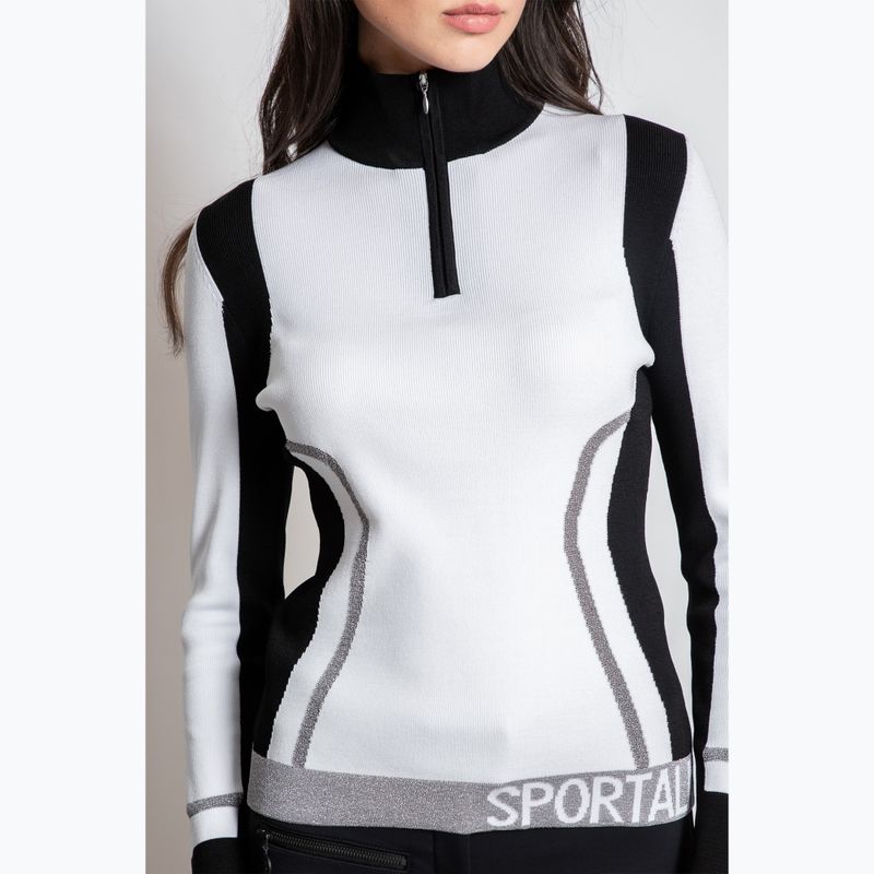 Felpa donna Sportalm Hellas bianco ottico 5