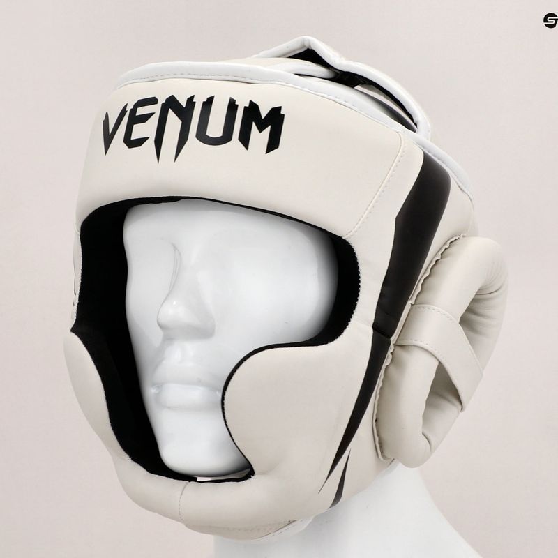 Casco da boxe Venum Elite bianco/nero 6