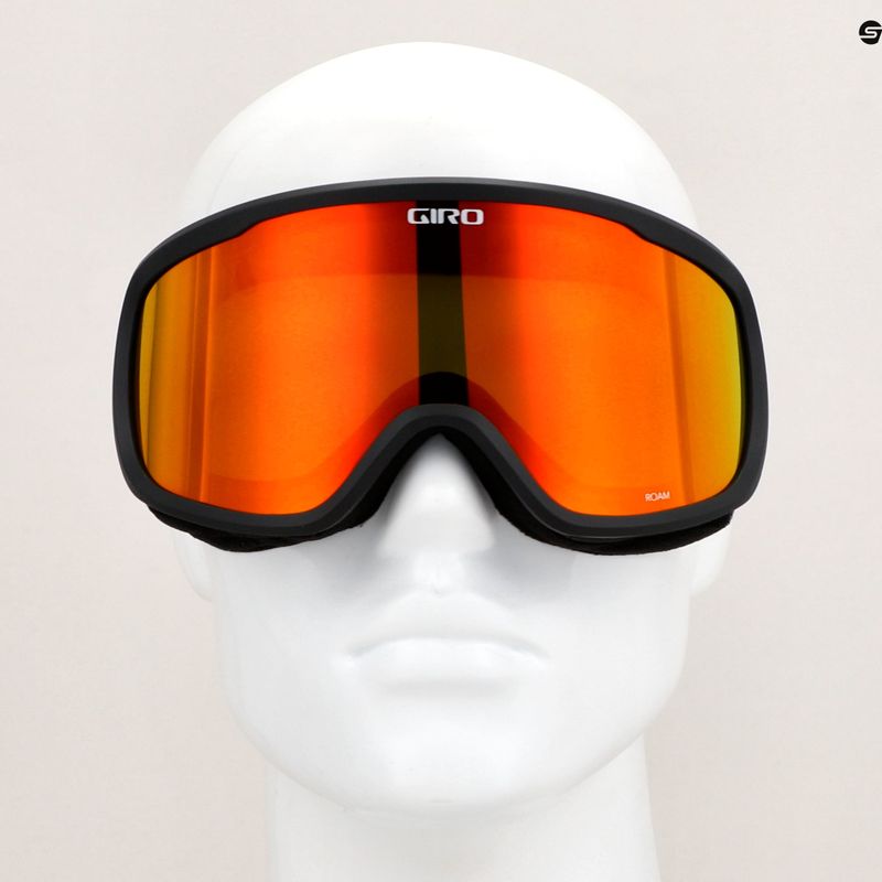 Giro Roam nero wordmark/ambra scarlatto/giallo occhiali da sci 7