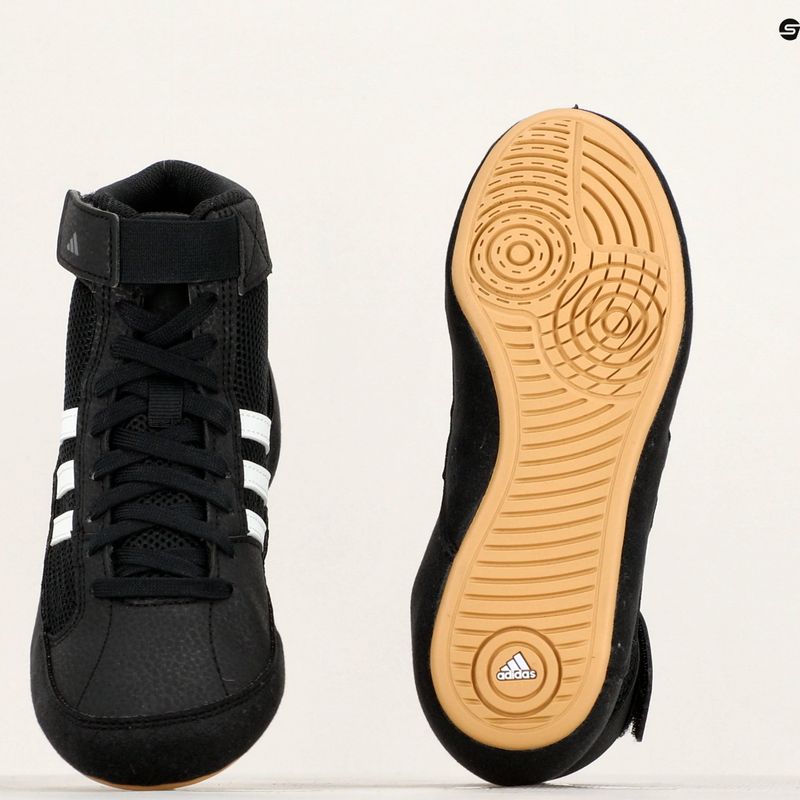 Scarpe da boxe adidas Havoc per bambini nero/bianco 11