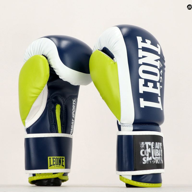 Guantoni da boxe LEONE 1947 Logo Wacs blu 11
