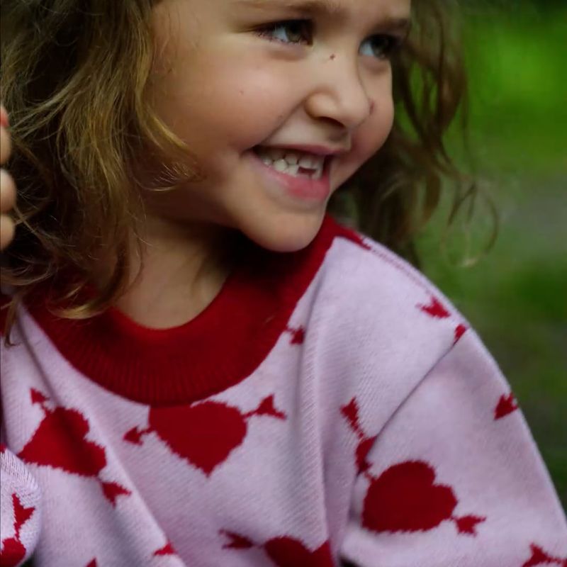 KID STORY Maglione da bambino Merino sweet heart 9