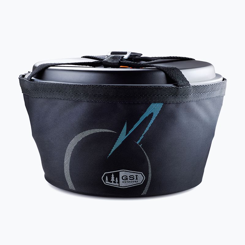 GSI Outdoors Pinnacle Base Camper Set di pentole anodizzate grandi 2