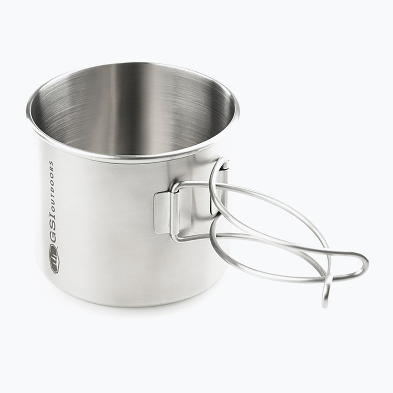 GSI Outdoors Glacier Tazza/bottiglia inox 591 ml spazzolato