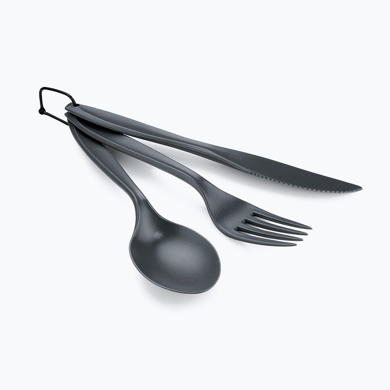 GSI Outdoors Set di posate ad anello grigio