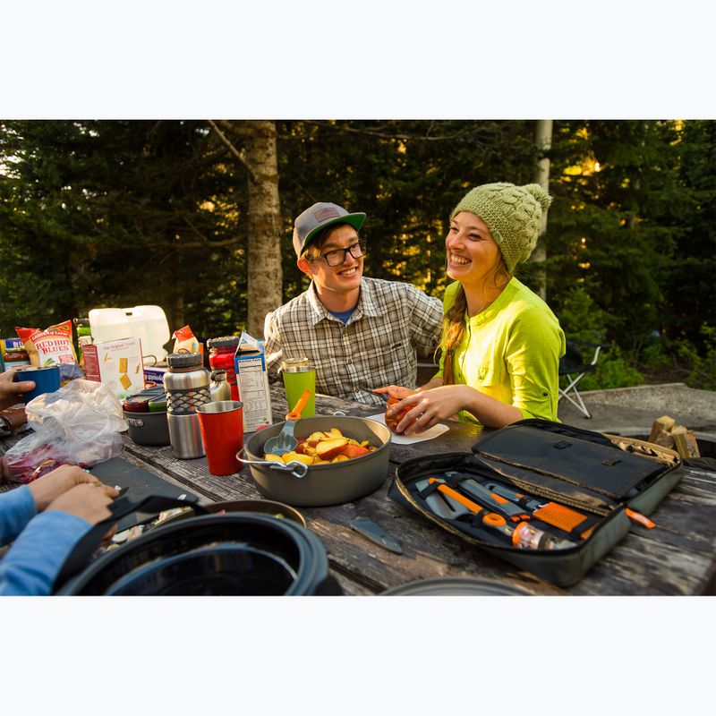 GSI Outdoors Kit da viaggio cucina Gourmet 11 pezzi. grigio 2