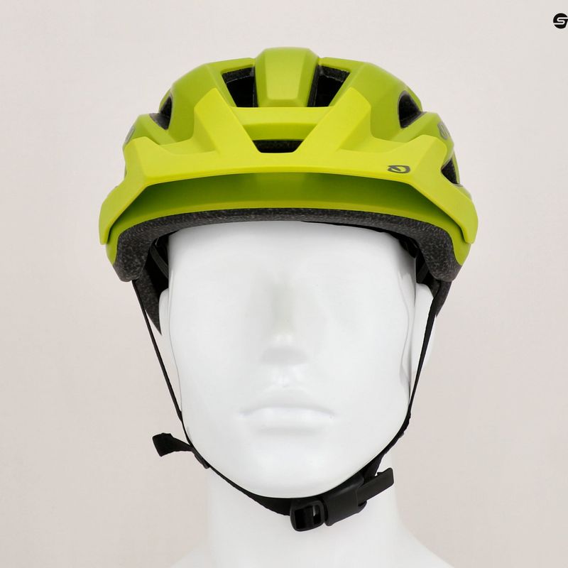 Giro Fixture II opaco ano lime casco da bici 9