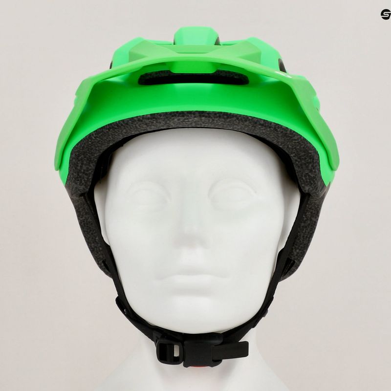 Casco da bici per bambini Giro Fixture II Integrated MIPS verde brillante opaco 9