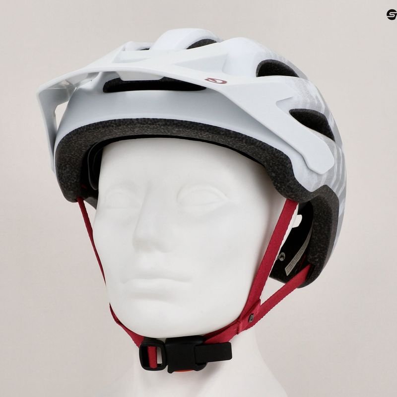 Giro Fixture II Integrated MIPS casco da bici per bambini bianco opaco bianco perlato ripple fade 11