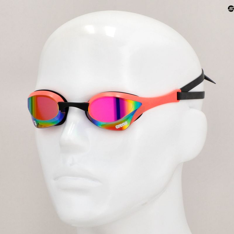 Occhiali da nuoto Arena Cobra Ultra Swipe Mirror viola/corallo 10