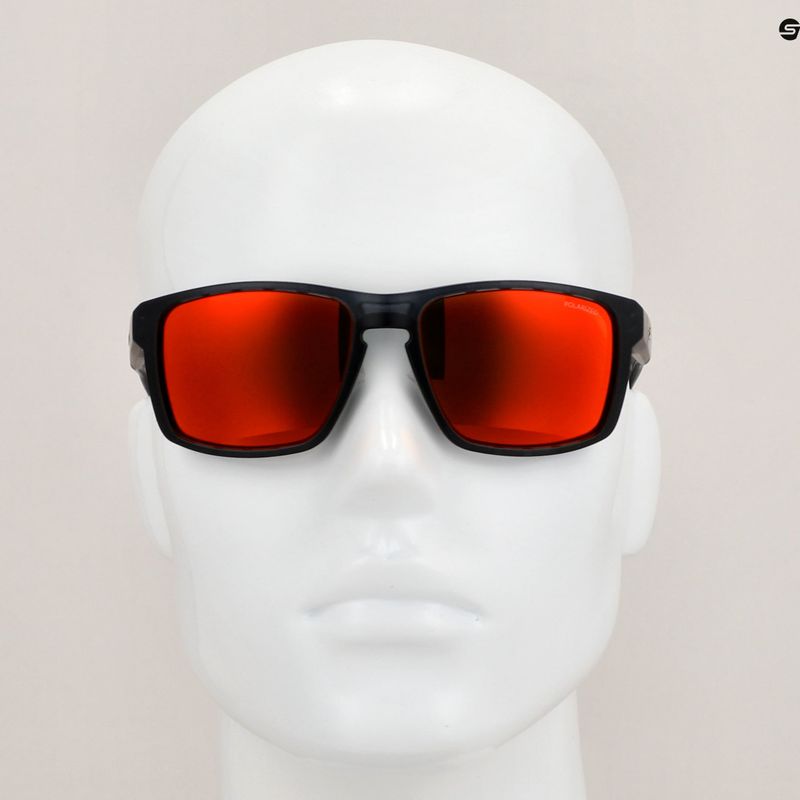 Occhiali da sole Julbo Shield Polarized 3Cf opaco traslucido/traslucido nero/nero 6