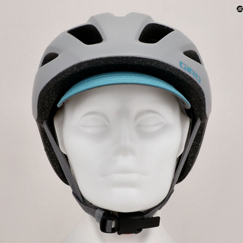 Giro Trella Integrated MIPS casco da bici grigio opaco verde scuro 10