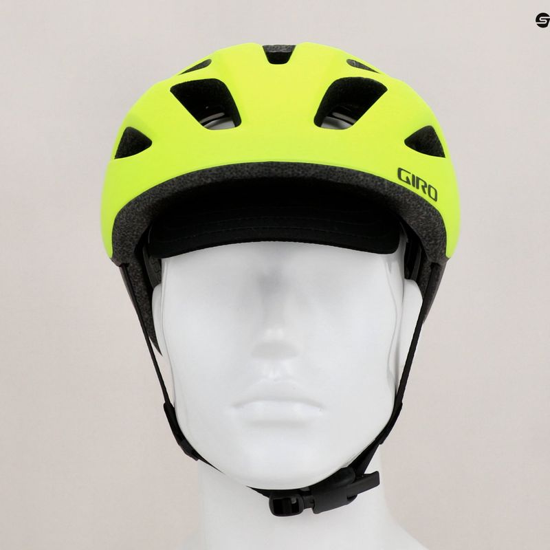 Giro Cormick Integrated MIPS casco da bicicletta giallo opaco evidenziatore nero 8