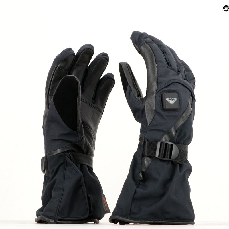 Guanti da snowboard da donna ROXY Sierra Warmlink nero vero 8