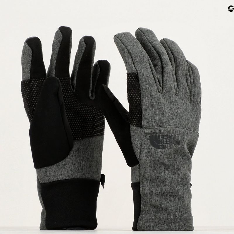 Guanti da trekking da uomo The North Face Apex Etip grigio scuro erica 11