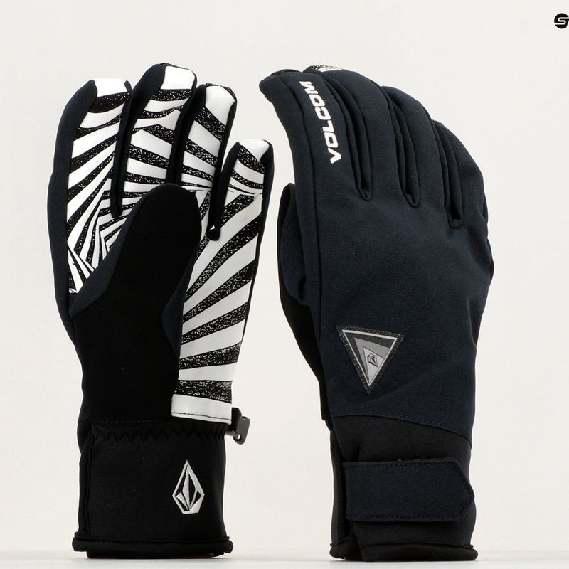 Guanti da snowboard da uomo Volcom V.Co Nyle nero 10