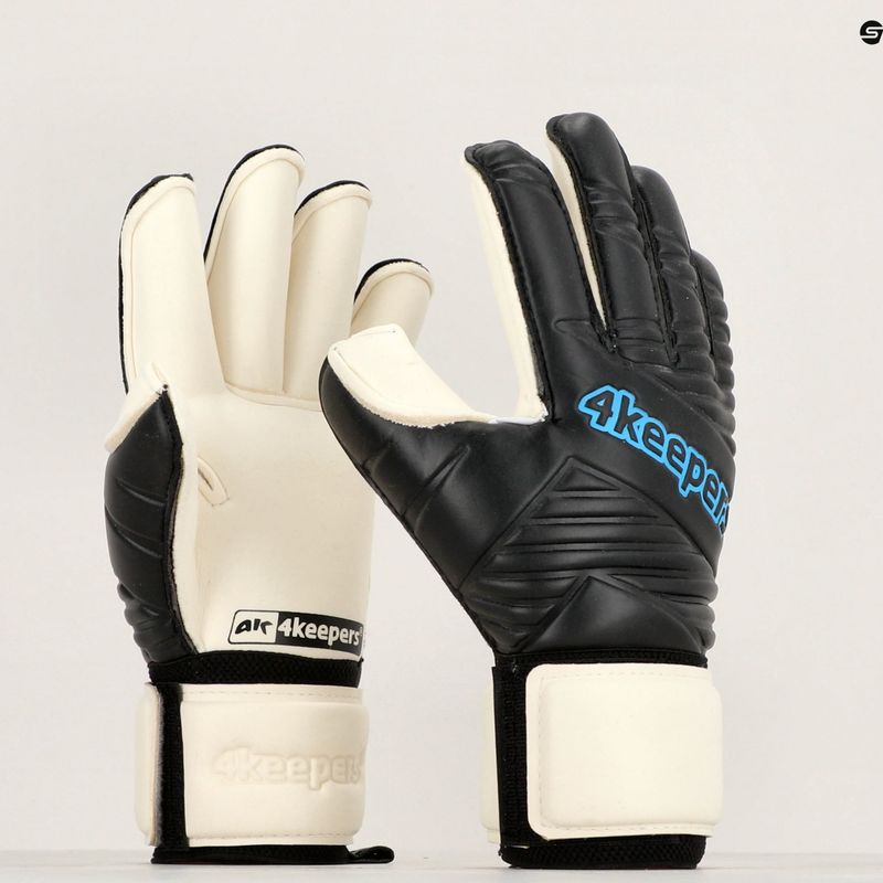 Guanti da portiere per bambini 4keepers Retro IV Black RF nero 10