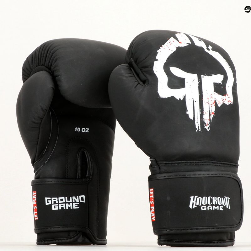 Guanti da boxe Ground Game Skullz neri 10