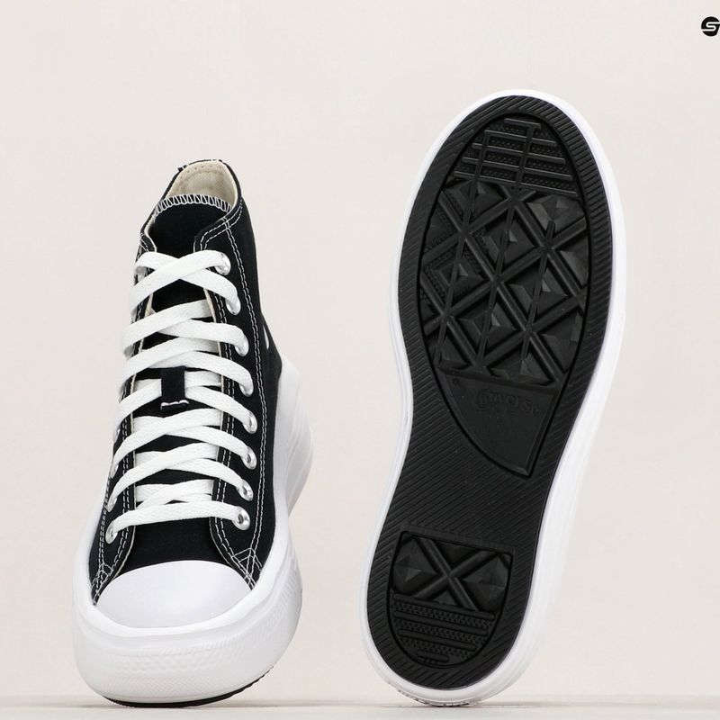 Scarpe da ginnastica Converse donna Chuck Taylor All Star Move Platform Hi nero/avorio naturale/bianco 9