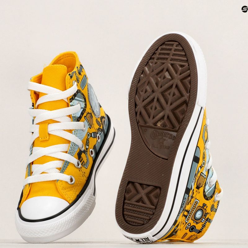 Scarpe da ginnastica Converse Chuck Taylor All Star Hi amarillo 9
