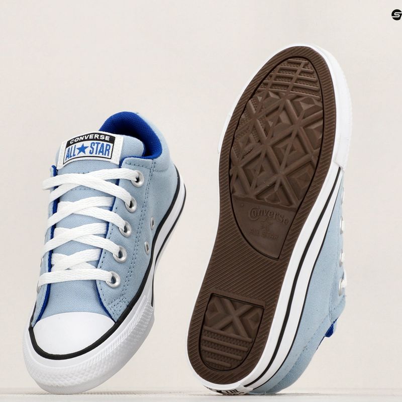 Scarpe Converse Chuck Taylor All Star Street Ox Lt blu armeria/blu/bianco 8