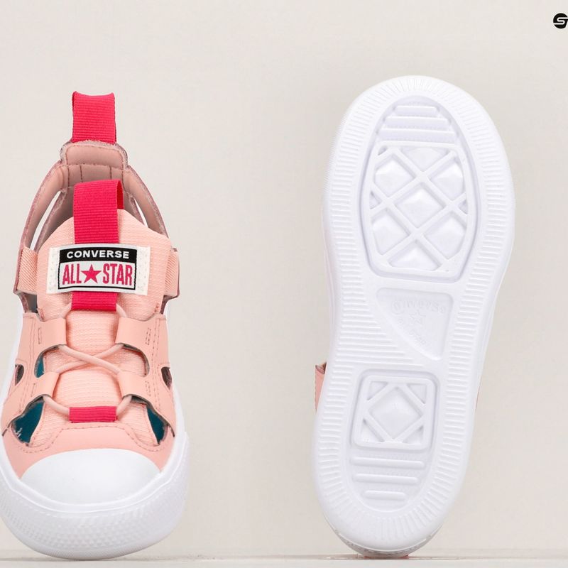 Sandali Converse da bambina Ultra Sandal Slip storm rosa/rosa 8