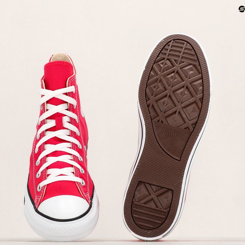 Scarpe da ginnastica Converse Chuck Taylor All Star Classic Hi rosso 9