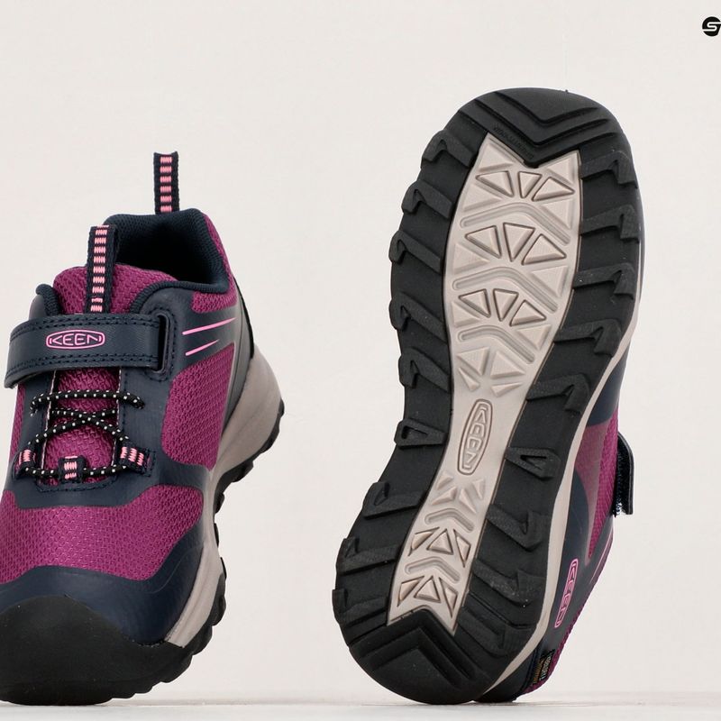 KEEN Wanduro Low WP scarpe da trekking per bambini 9